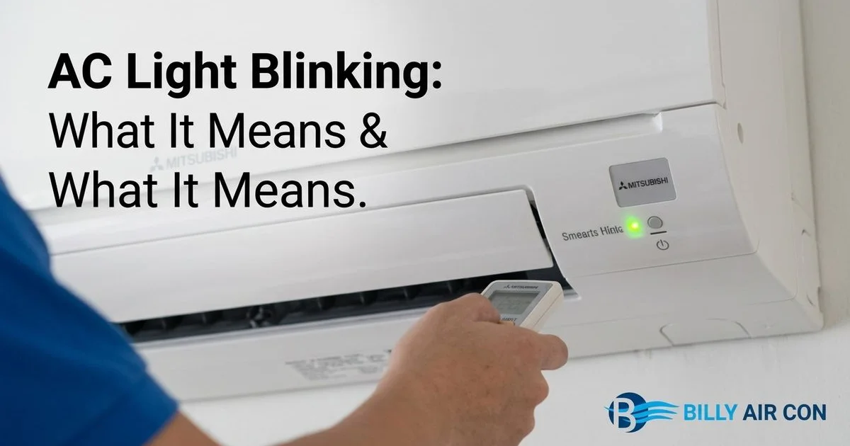 Hitachi AC Green Light Blinking: Causes and Quick Fixes