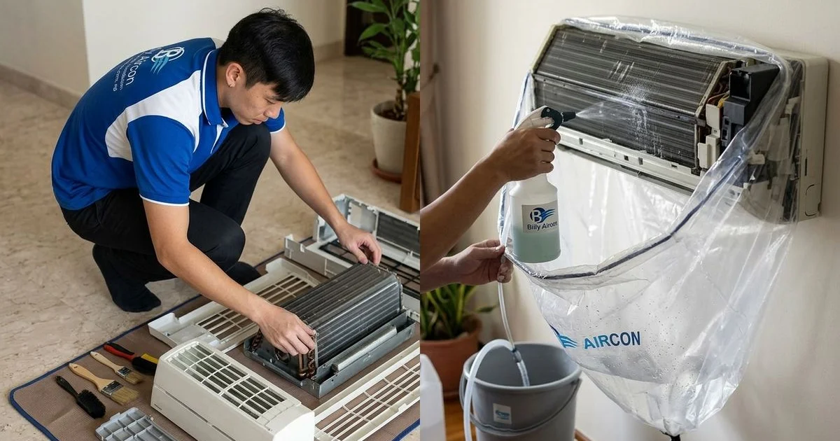 Aircon Chemical Wash & Overhaul Singapore - Prices, Process & Options